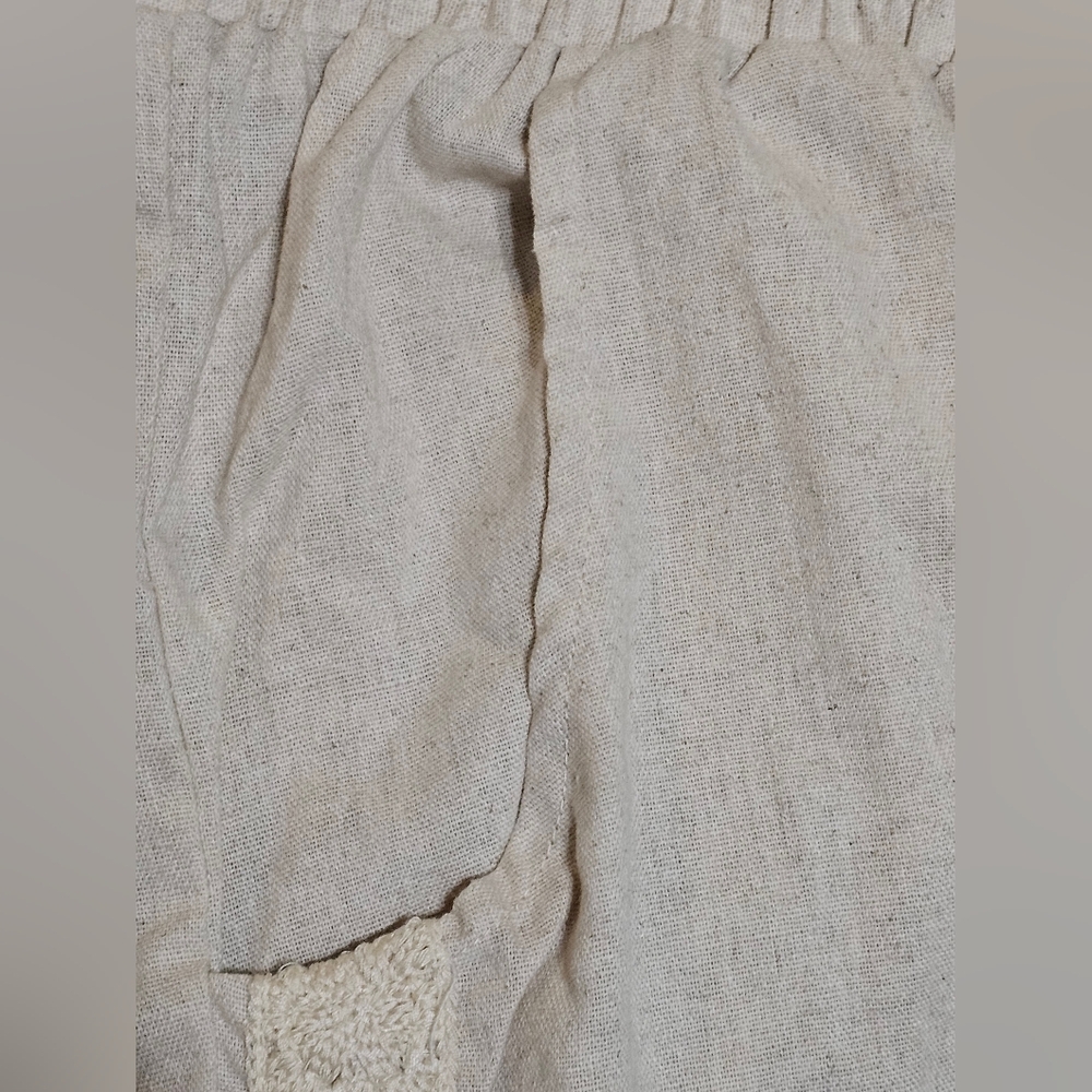 Elegant Beige Wide-Leg Pants for Women - Picture 6 of 11